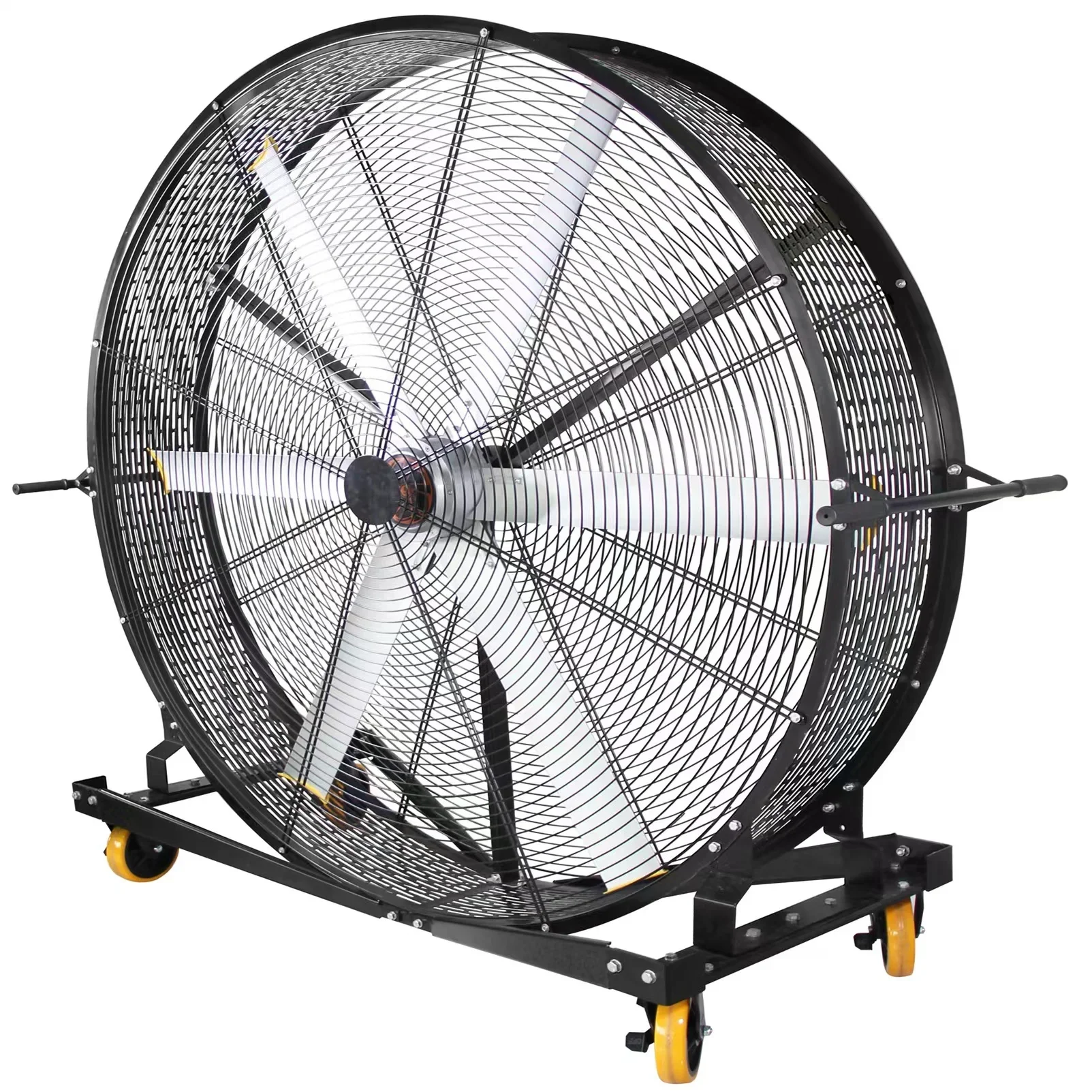 0.9m 1.5m 2m Electric Fan Low Power Pmsm Motor Big Moving Outdoor Industrial Standing Cooling Fan