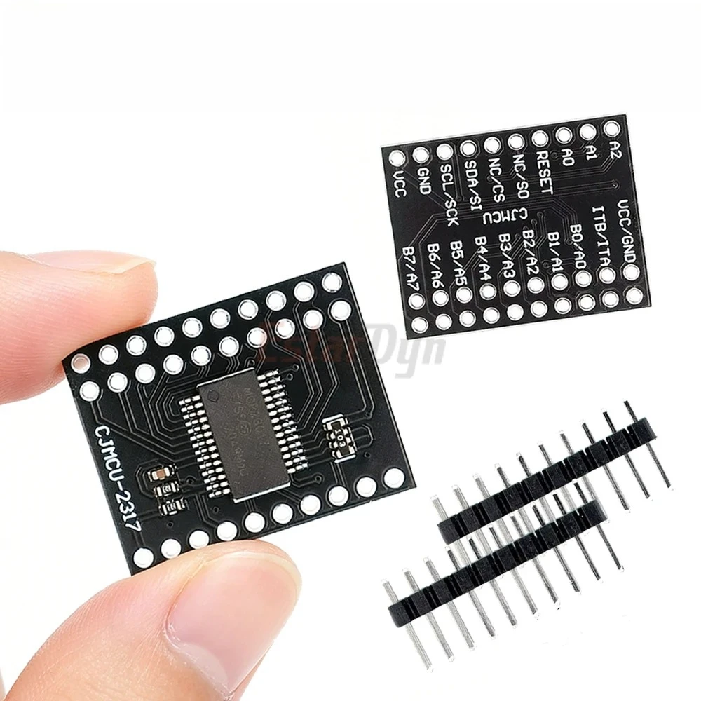 1/3/5PCS Estardyn  MCP23017 I2C GPIO Expander 16-Bit IO Module 3 Hardware Address Pins for Raspberry Pi Project DIY