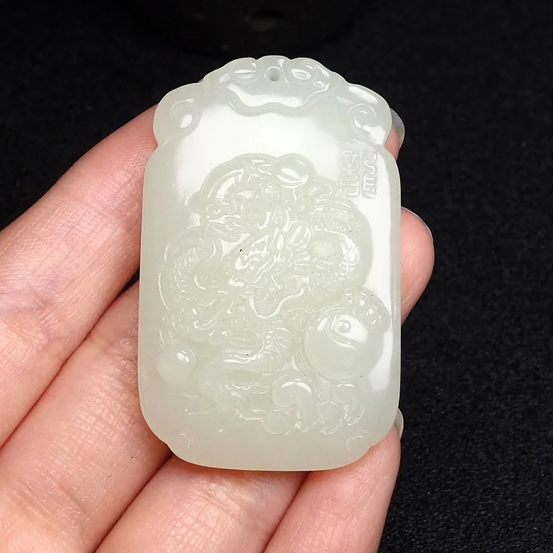 Hotan Jade Zodiac Pendant Necklace Men And Women - Ox, Tiger, Rabbit,, Snake, Horse, Sheep, Monkey, Chicken,