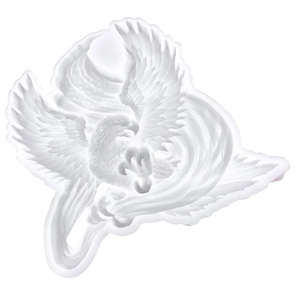 

1pcs Flexible Silicone Eagle Shaped Epoxy Casting Tool Durable Resin Crafts Easy Demolding High Strength Smooth Interior Diy