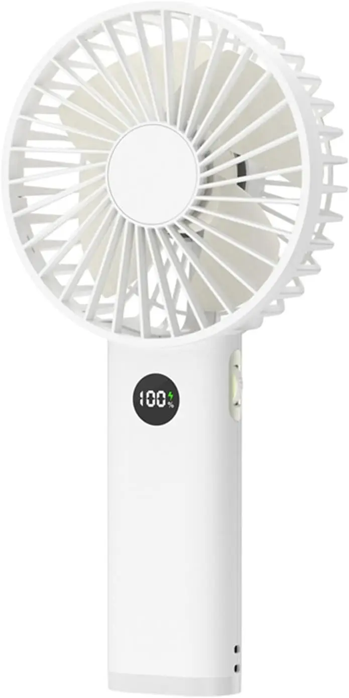 مروحة تبريد هادئة، مراوح محمولة قوية مع شاشة عرض لمكتب غرفة النوم والاستخدام الخارجي