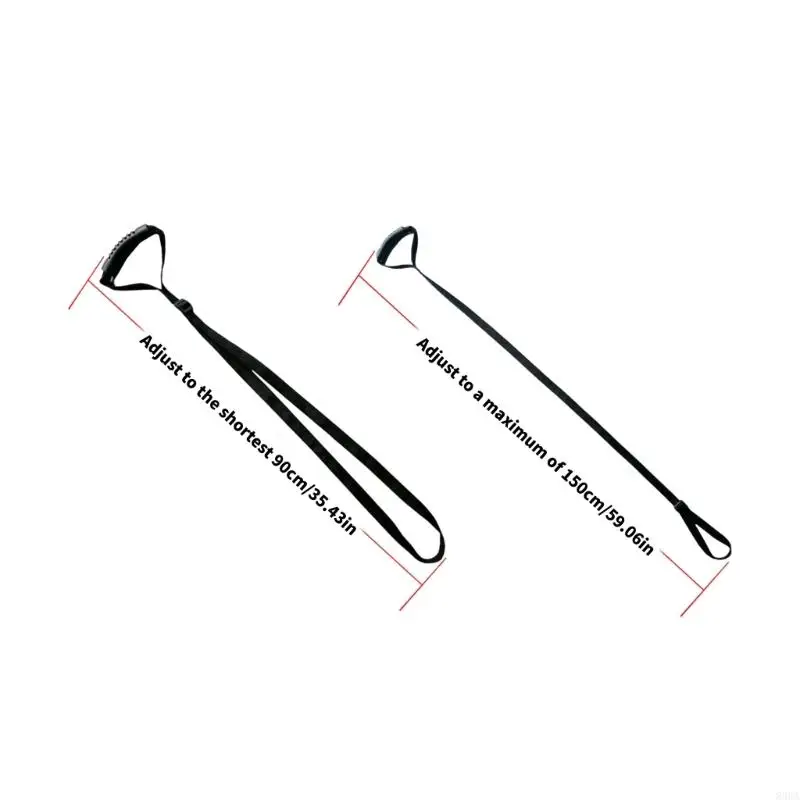 2 حزمة من أحزمة مساعدة الاستقرار من مادة البولي أميد الدائمة مع عمليات سحب مريحة من أجل ثبات HELLO Pirogue و