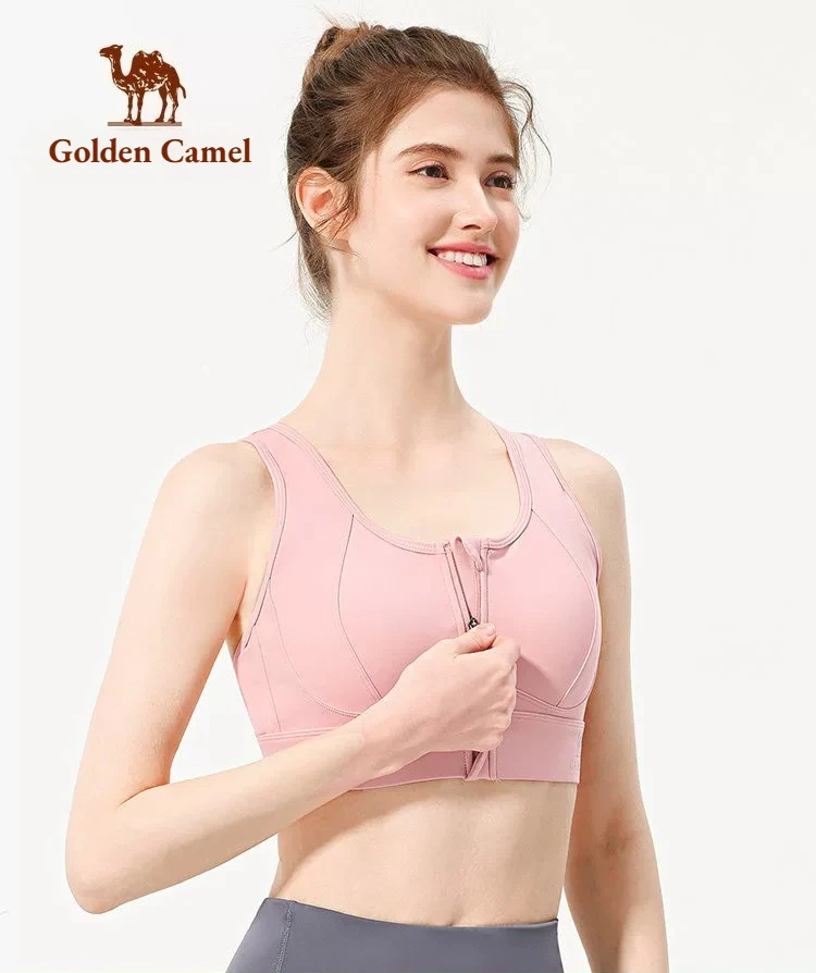 Golden Camel Women's Yoga Sports Underwear Running Sun Protect Jackets Breathable Underwear Tops Gym Yoga Sport Top Bras Fitness