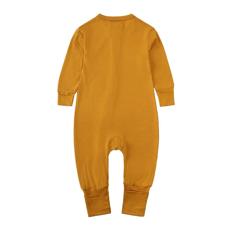 ملابس الطفل صبي فتاة صالة ارتداء منامة السروال القصير الوليد الطفل الرضيع ألياف الخيزران رومبير 0-24 أشهر تنفس سستة ارتداءها #3