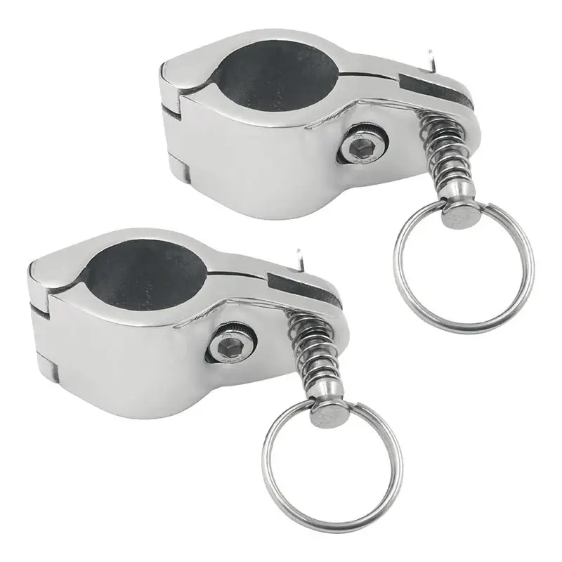 

AEA6-Heavy Duty Boat Bimini Canopy Fitting Hardware Tube Bimini Top Jaw Slide Boat Bimini Top Hinged Marine Stainless Steel 316