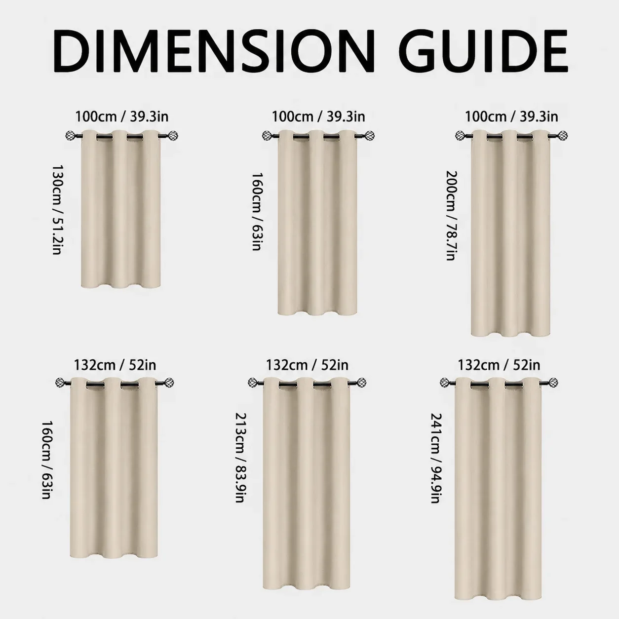 1pc/2pcs Solid 100% Blackout Curtain Sewn with Tiebacks, Window Curtains for Living Room, Bedroom, Home Decor, Grommet Curtains