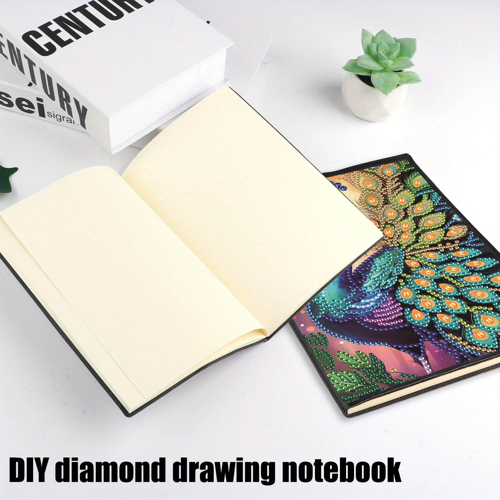 الطاووس ديي شكل خاص لوحة فنية  - مراجعة Art Craft Notebook وسعره