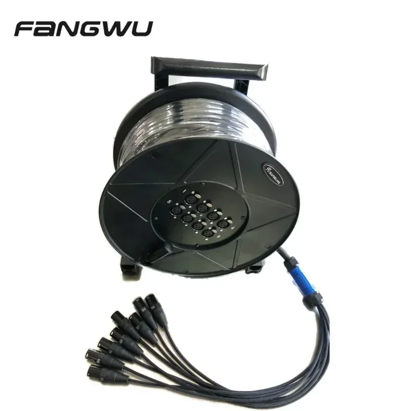 Factory Oem8 10 12 16 24 32 Channels  30 50 100 Meter Xlr Audio Signal Stage Snake Cable Management