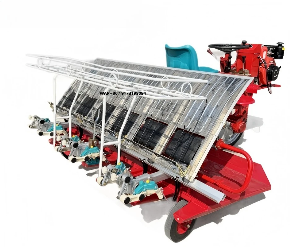 High-Efficiency Automatic Rice Transplanter &Seeder Adjustable Features for Paddy Fields with Motor Gearbox Core
