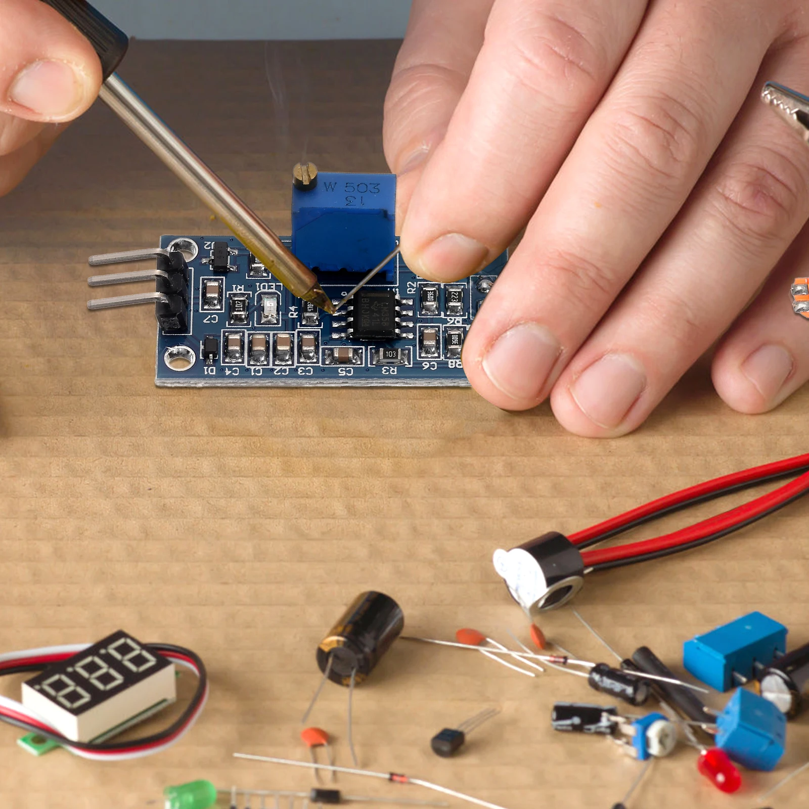 

Strain Gauge Sensor Test Module Mechanical Deformation Amplifier Bending Detection Long Life Analog Output Electrical Equipment