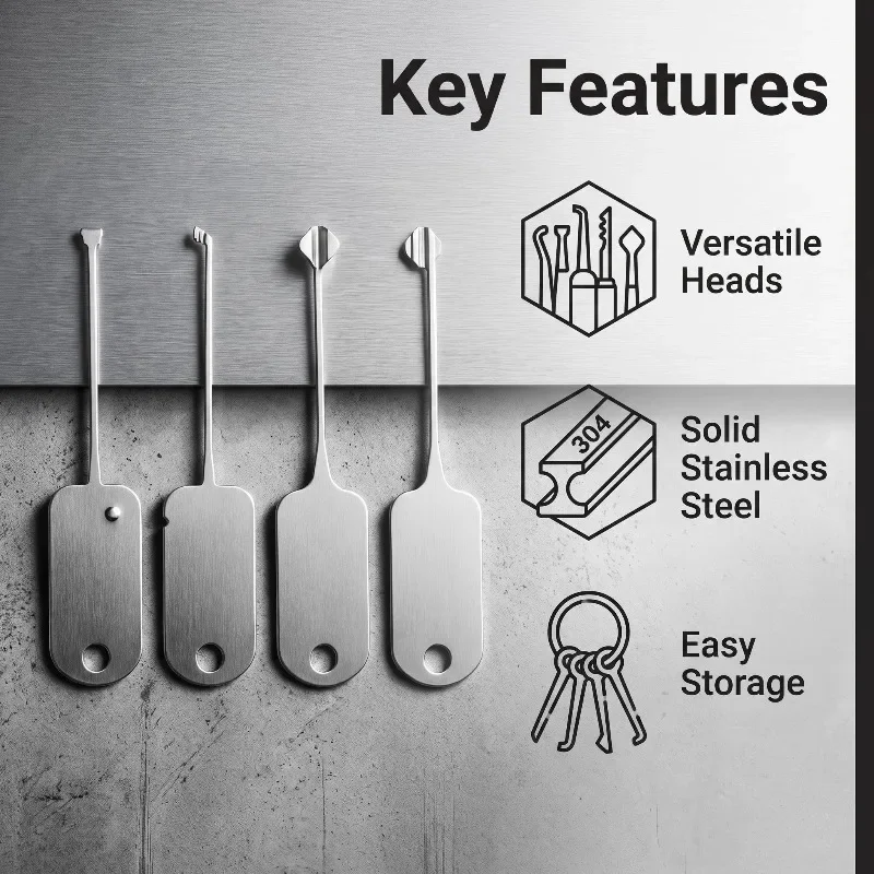 Lock Opener Tool HUK OUTRUNNER 2IN1 Locksmith SET Practice Locksmith Repair Tools
