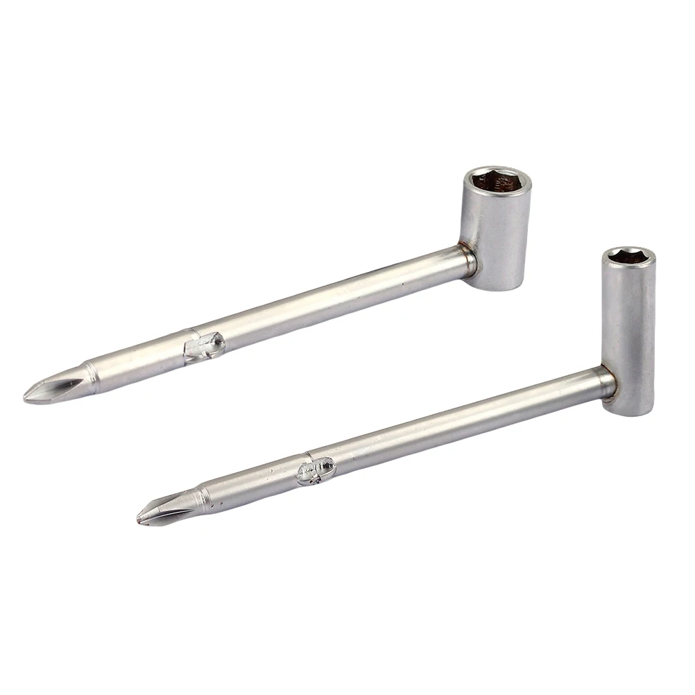 

2 Pcs Long Short Wrench Hexagon Tool Metal Ordinary Guitar Truss Rod Regular for