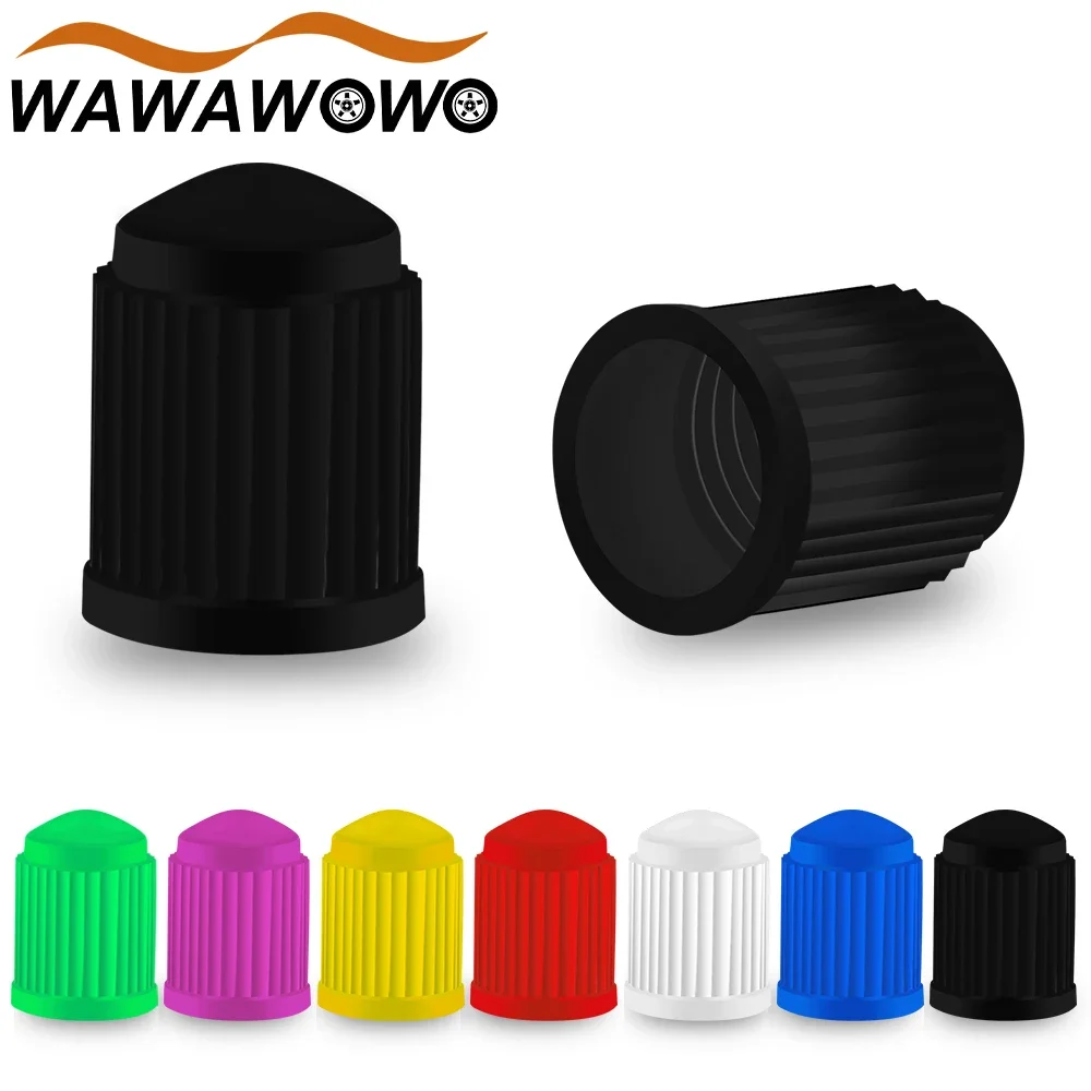 

100 шт./лот, износостойкие пластиковые колпачки для автомобильных колес, колпачки для штока клапана, художественное уплотнение, сверхмощные, на ниппеле, автомобильные аксессуары