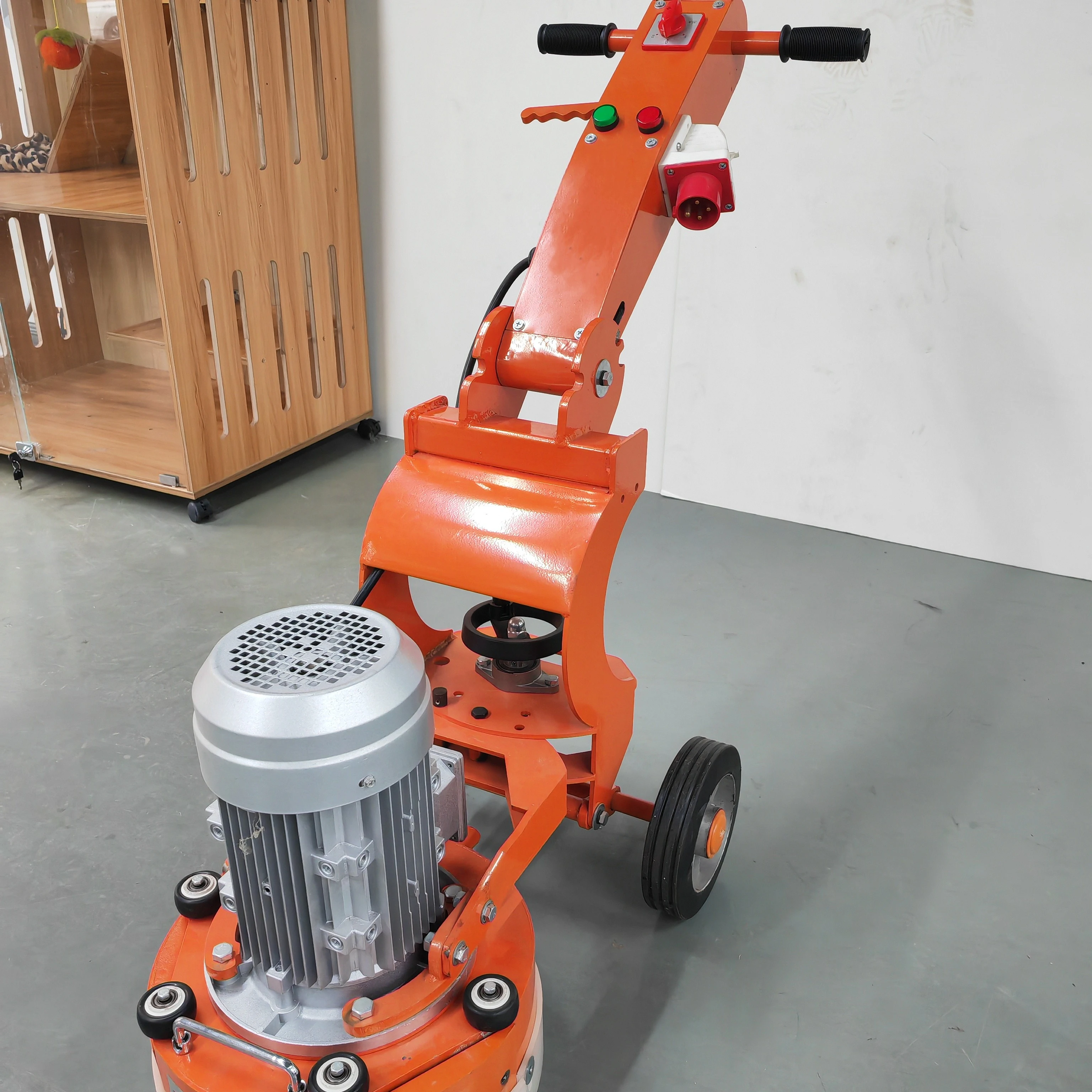 

330mm 13inch Hand-Push Floor Grinding Machine 220V For Home Garage Concrete Polishing
