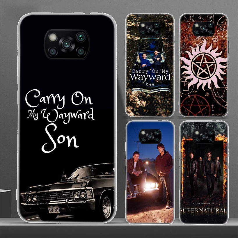 Babaite Supernatural SPN Dean And Sam Phone Case For Xiaomi Poco X3 Nfc X5 X6 Pro F6 F5 F4 F3 F2 F1 X4 GT M5 M5S M4 M3 Luxury So