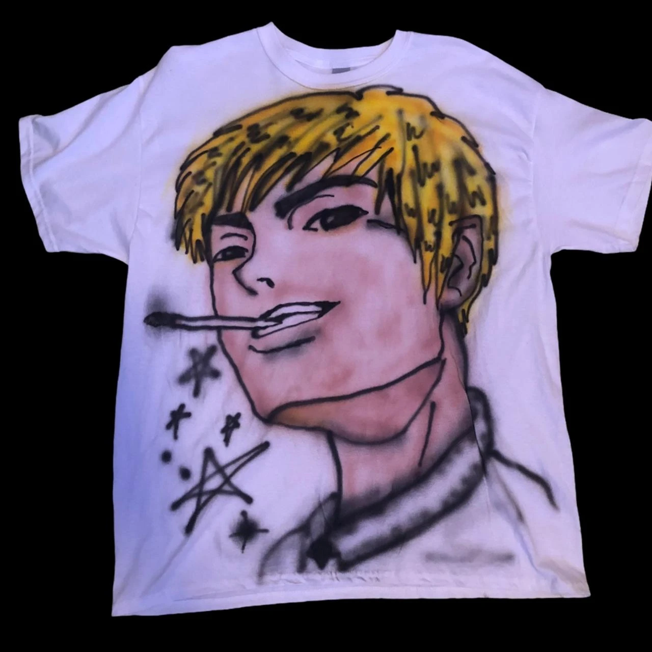 Vintage Great Teacher Onizuka Eikichi Airbrush Manga Anime Graphic Tee Cotton Mens Womens T-Shirt Summer Streetwear