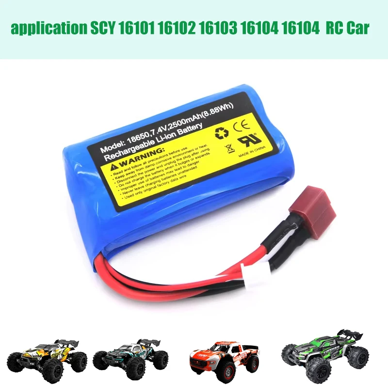 2025 nieuwe Batterij Hoge Kwaliteit 1500 mAh 7.4 V 18650 Li-ion Batterijen Oplaadbare Batterij voor Zaklamp Zaklamp lipo batterij 2 S 10C