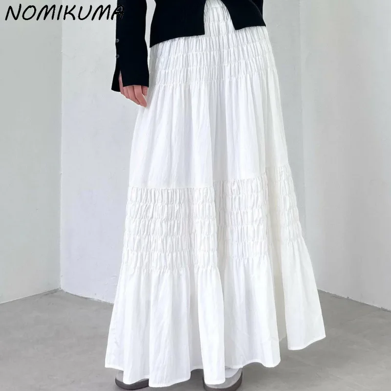 

Nomikuma 2025 Spring Summer New Fashionable Pleated Skirt for Women