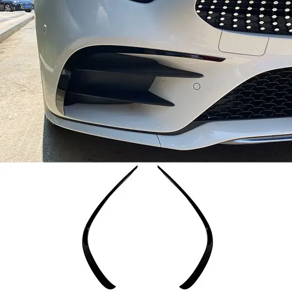

Innovative Rear&Front Bumper Spoiler Air Vent Trim Side Covers Bright Black