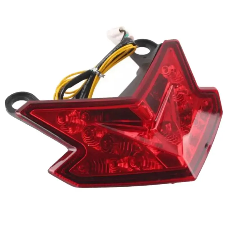 A09E-Motorcycle Taillight LED Withturn Signal Light Brake Light Tail Light For Kawasaki Z125 2013-2022 Z800 ZX6R 2013-2016