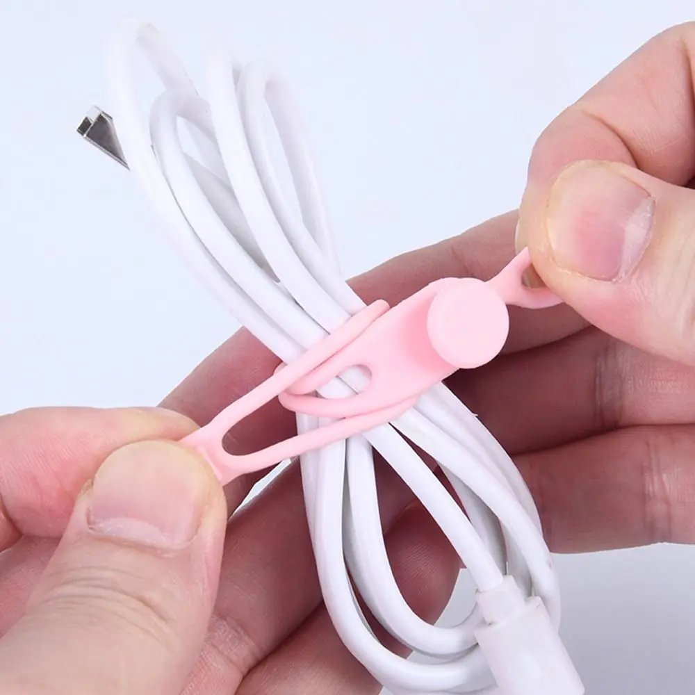 Winder Wrap Charging Cable Sundries Manager Bundling Organizer Cord Organizer Straps Reusable Cable Ties Cable Fixing Straps