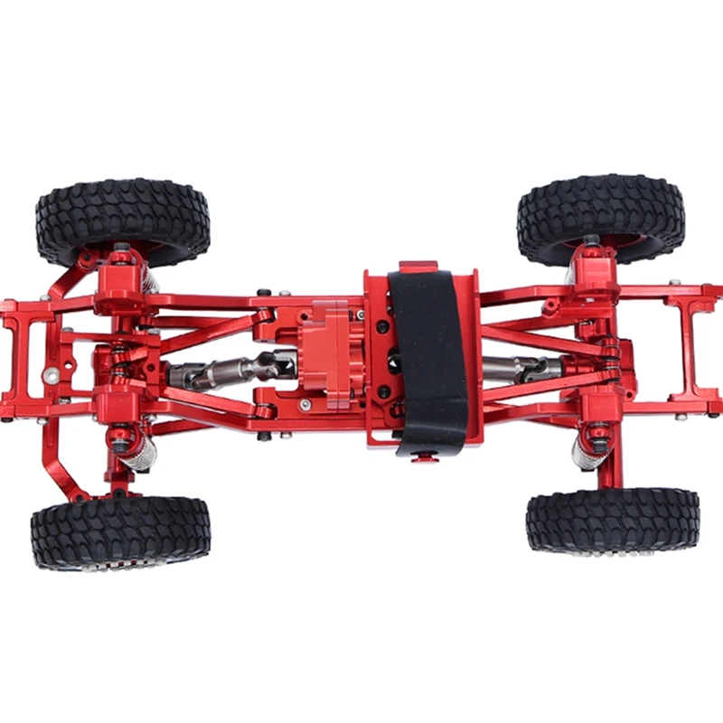 Metal Assembled Frame Chassis Kit For TRX4M TRX4-M Bronco 1/18 RC Crawler Car Upgrade Accessories Component ,Red