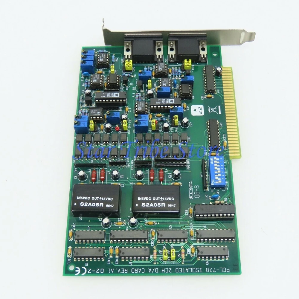PCL-728 REV.A1 Data Capture Card 12 Bit 2-Channel Isolated Analog Output ISA Card