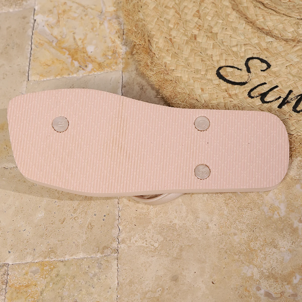Sommer-Flats, Flip-Flops, 2025, neue Oberbekleidung, Hausschuhe, rutschfeste Damen-Strand-Flip-Flops – Detail 22