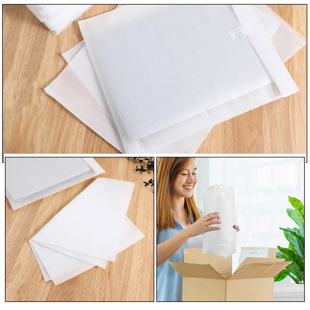 100Pcs Waterproof Epe Foam Wrap Sheets Cushion Foam for Fragile Goods Packaging Material for Shipping Moving Storage Protection