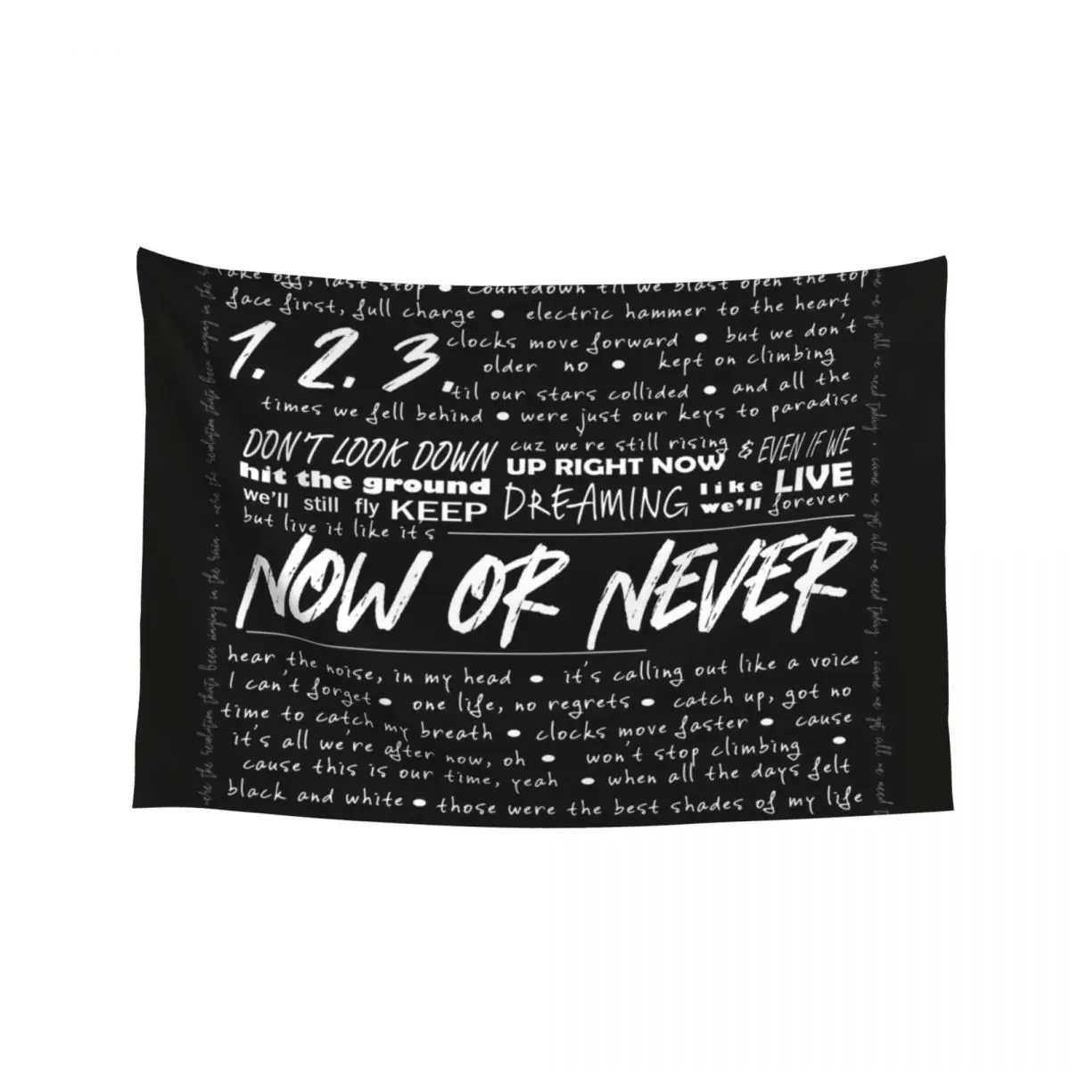 

Now or Never Julie and the Phantoms Tapestry Wall Hanging Wall Living Room Decoration Home And Comfort Decor Tapestry
