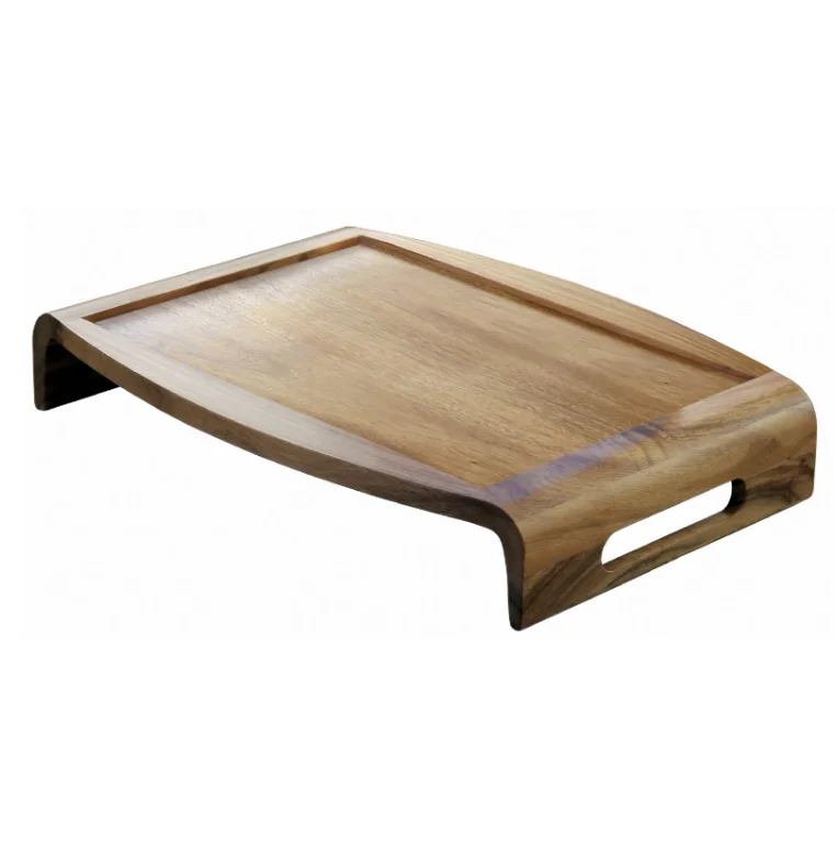 53x39cm Wooden Food Tray Acacia Wood Serving Charcuterie Tray