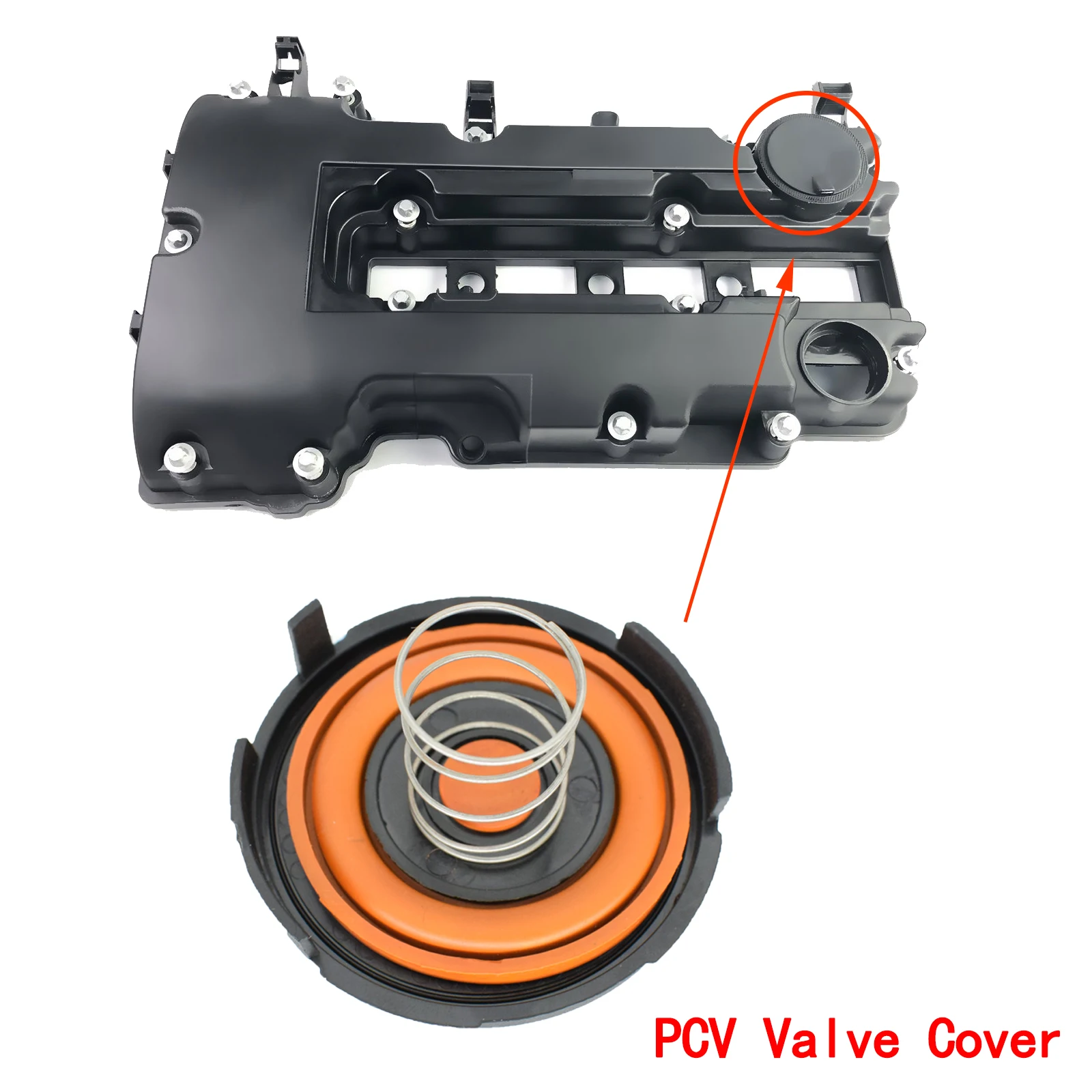 Kit de reparación de tapa de válvula PCV, membrana de tapa de válvula para Chevrolet Cruze Sonic Trax Volt Buick Encore 25198874 55573746   Accesorios para automóviles