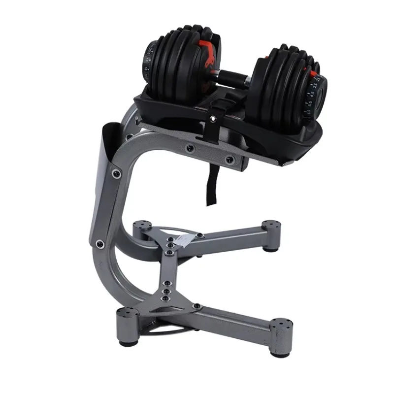 Commercial & Home Gym Adjustable Dumbbell Rack Stand - Durable Metal Holder for Dumbbell Sets, Sturdy Storage Solution Suitable