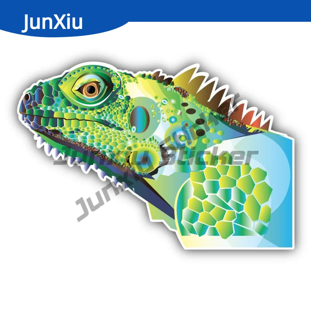 

Iguana Head Car Bumper Waterproof Scratch-proof Sticker Waterproof Decal Styling Baby Shower Decoration Led Sticker Camping Car