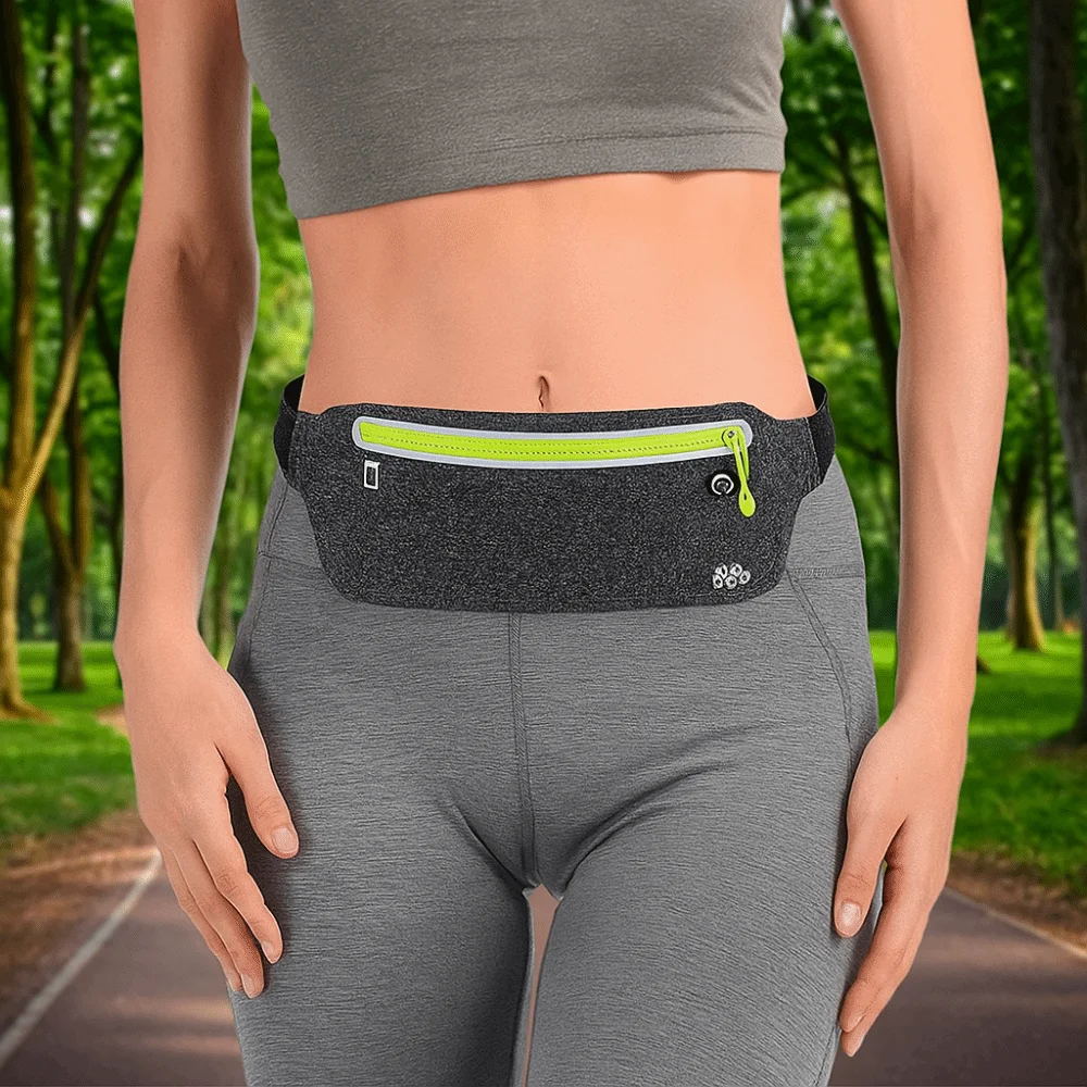 

Ultra-Thin Sports Waist Bag Close Fitting High Elastic Running Phone Bag Large Capacity Storage Sports Phone Bag Sports Wear