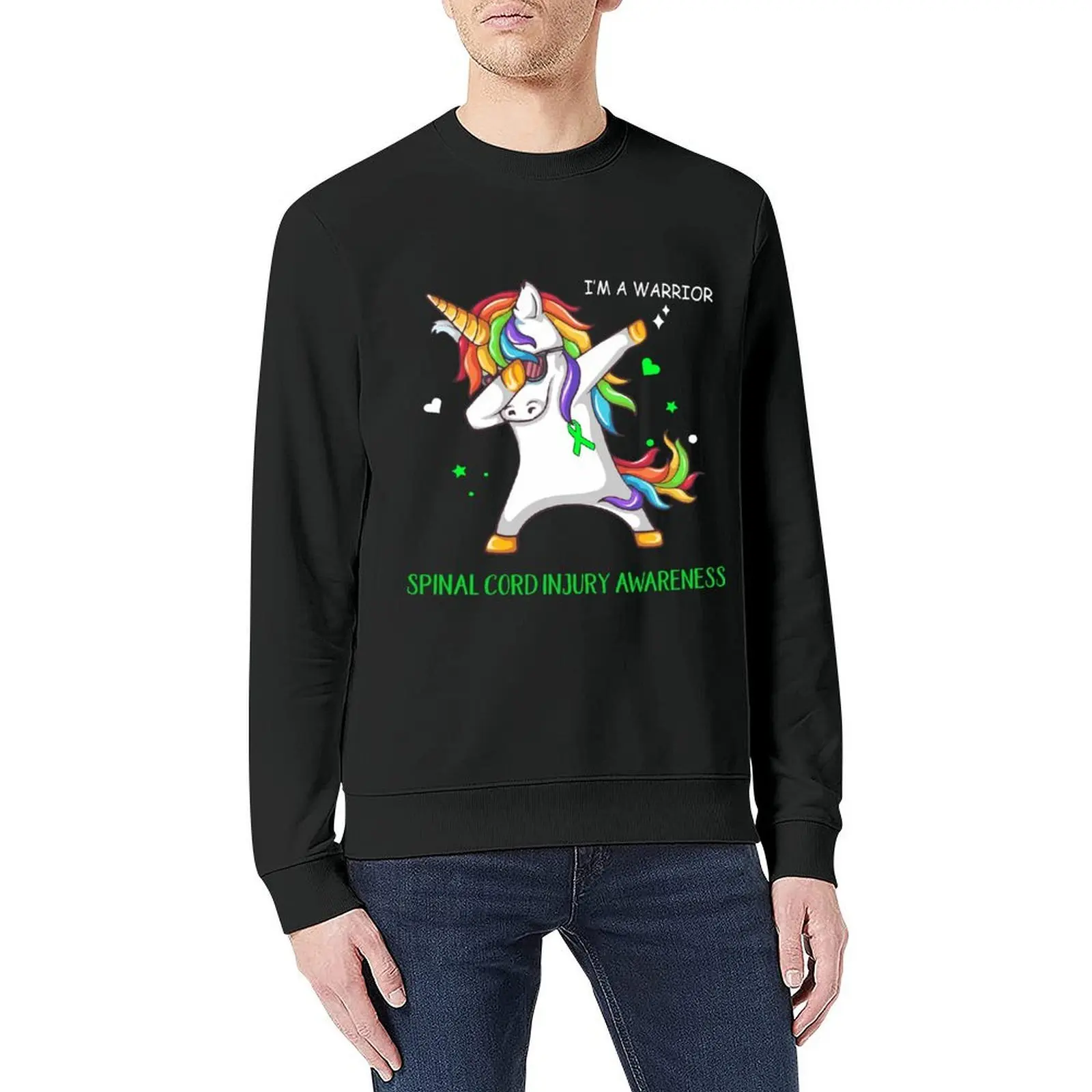 أنا محارب العمود الفقري إصابة الوعي البلوز الرجال ملابس الرجال بلوزات الرجال #5