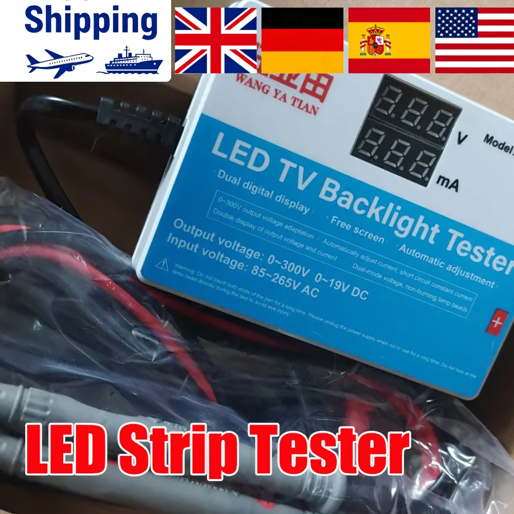 Professional LED Backlight Tester 0-300V – Test LED Strips, Beads & TV Backlights with Ease