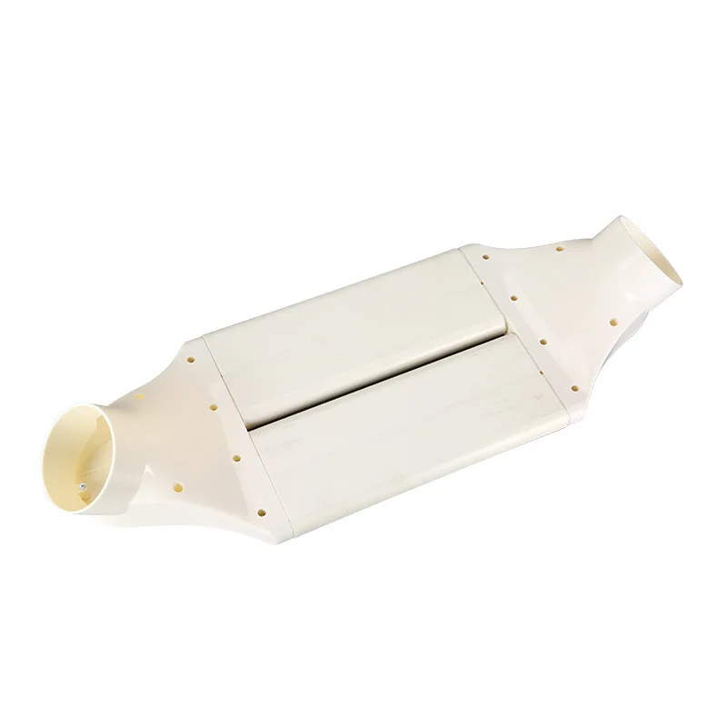 ABS Overhead Duct Flat Pipe New Air System Auxiliary 110 Horizontal Beam Flat Pipe Overhead Duct Ventilation Exhaust Pipe