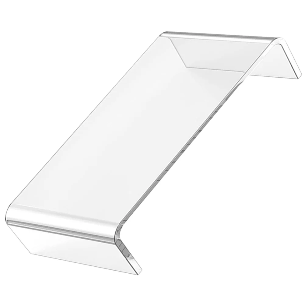 

Laptop Computer Display Stand Office Storage Elevator Screen Riser Clear Monitor Desktop Transparent Miss
