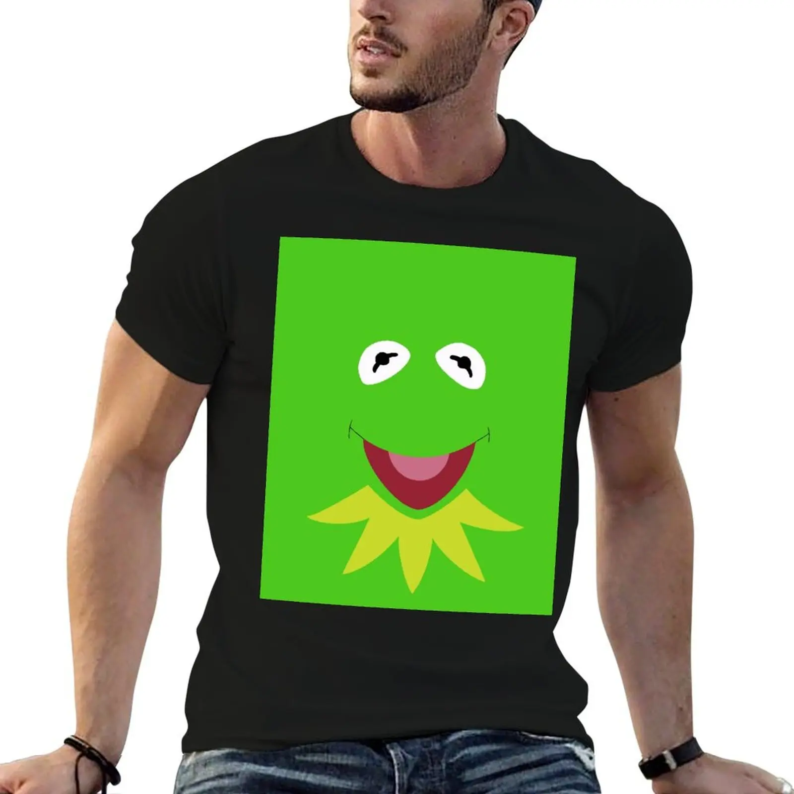 kermit T-Shirt Plus Size Basic Short Sleeve Top