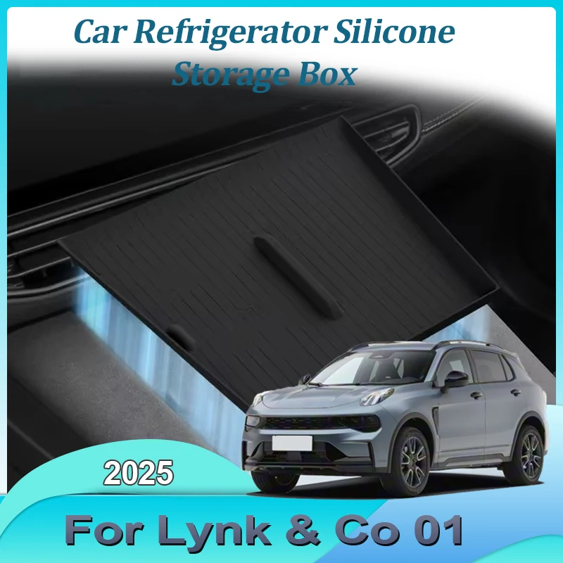 Car Interior Central Control Wireless Charging Pad For Lynk & Co 01 2025 Anti-slip Silicone Cover Mat Stickers Auto Accessories