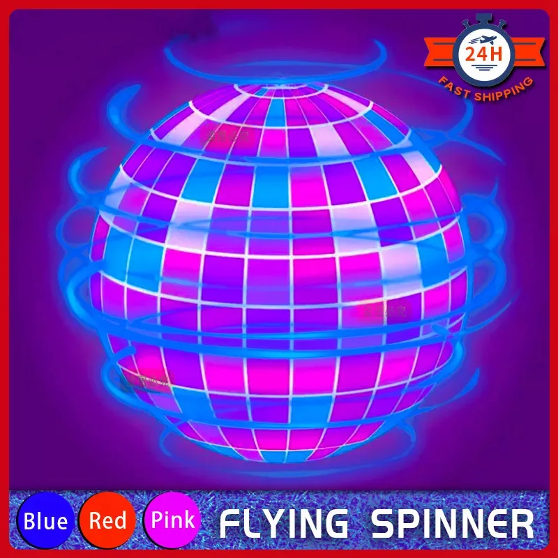 Z20 Flying Ball Flyorb Magic With LED Lights Drone Hover Ball Stress Release Fly Spinner Fidget Toys Kids Christmas Gifts