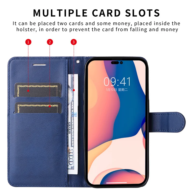 حافظة جلدية لهاتف سامسونج جالاكسي A42 5G ، حافظة مغناطيسية ، حقائب فوندا #3