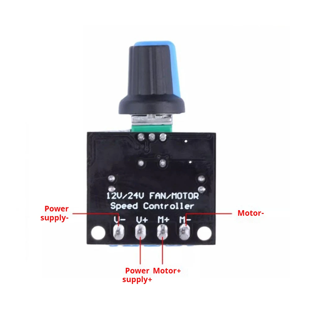 Cooling Fan Speed Controller Motor Speed Regulator Fish Tank Submersible Pump PWM DC Motor Brushless Speed Controller LED Dimmer