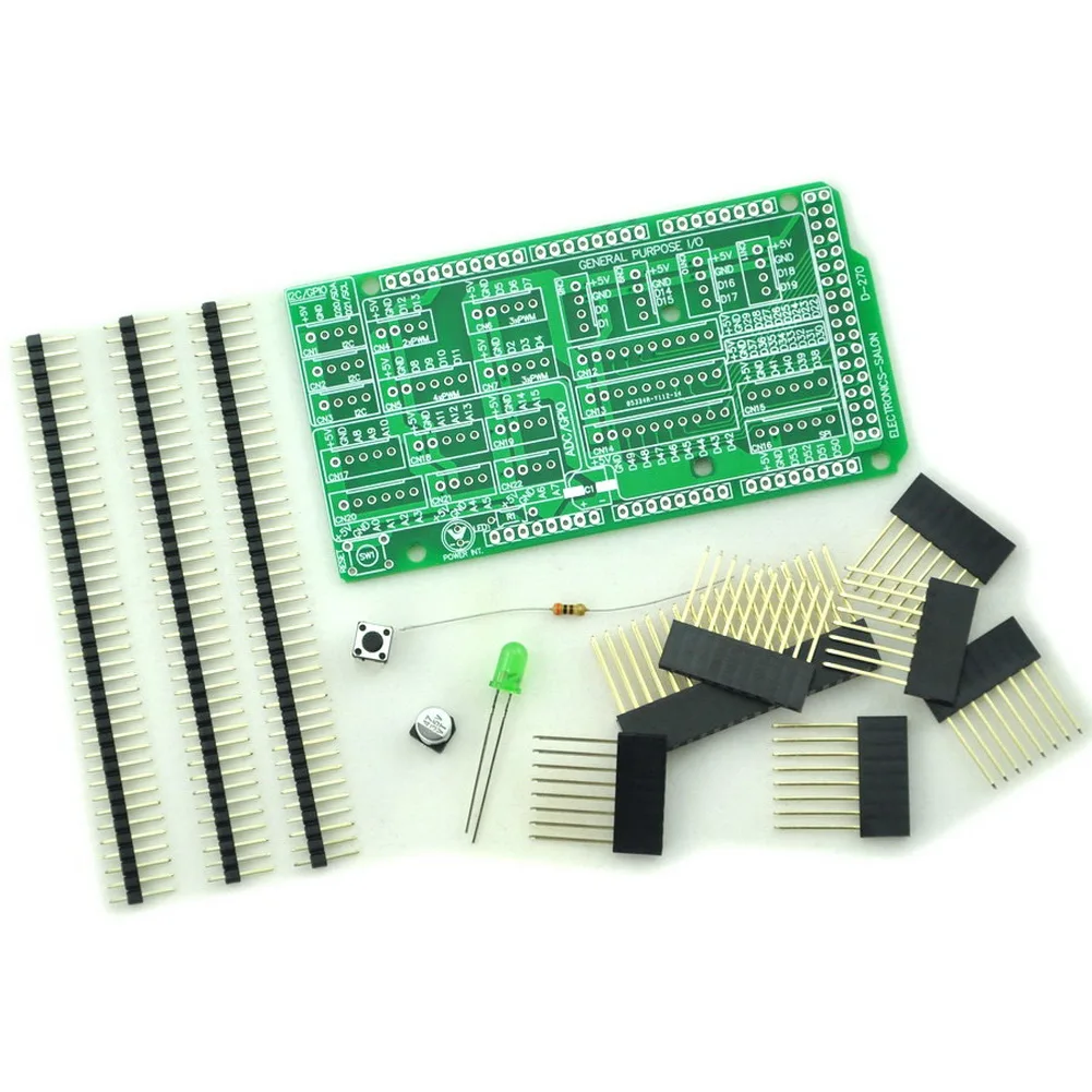 I/O Extension Board Kit for Arduino MEGA DIY. [SOLDERING REQUIRED]