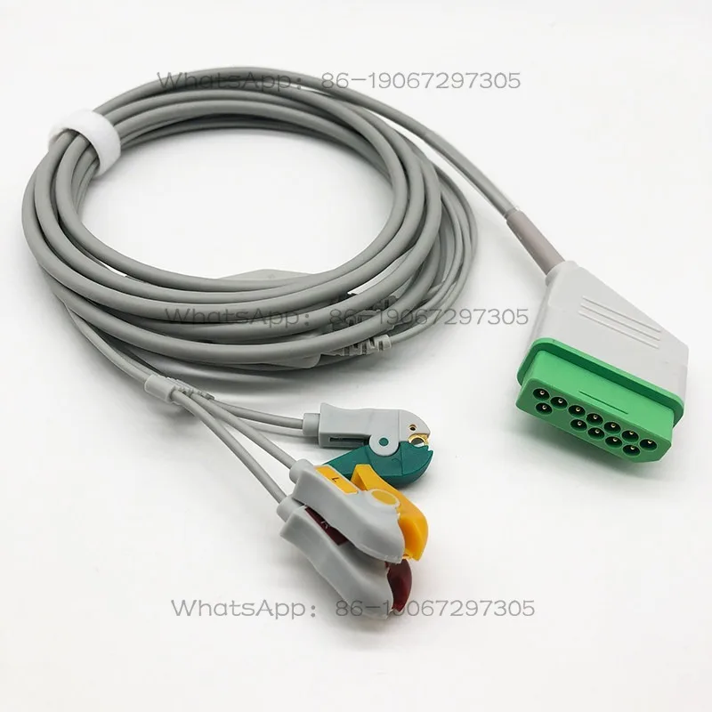 BR-906P BSM-2353 5100 ECG lead wire 3 lead