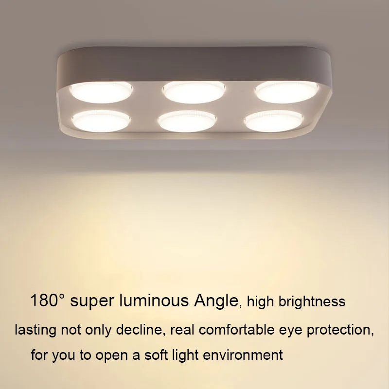 Ultra-Thin Surface Mount LED Downlight com substituível Gx53 Lâmpada LED 7W LED Spot Light para sala de estar Quarto varanda