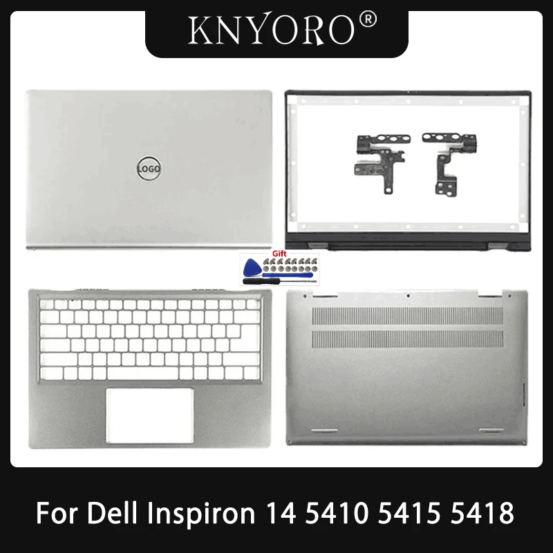 

New For Dell Inspiron 14 5410 5415 5418 Laptop Case LCD Back Cover Front Bezel Hinges Palmrest Bottom Case Top Lid 0CYT45 06M9P2