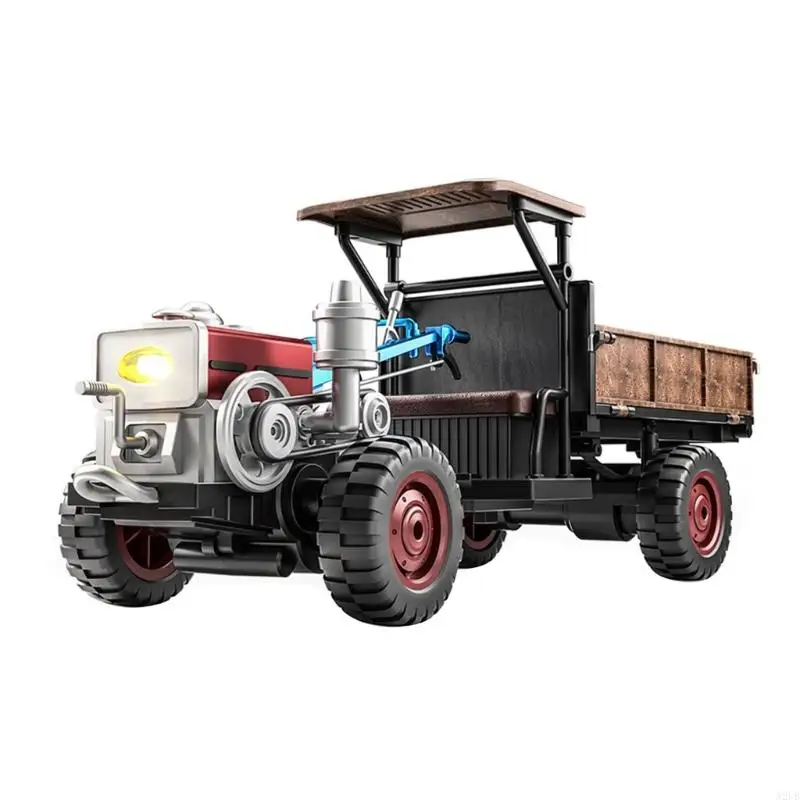 Realistic Farm Tractor Toy Featuring Wireless Remote For Kids Constructed Of Sturdy ABS Plastic A2UB