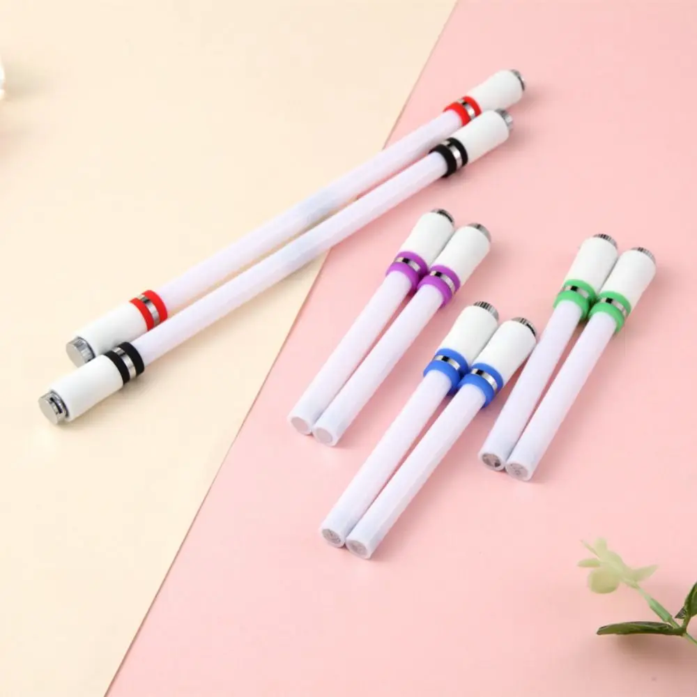 Finger Game LED Flash Gel Pen Foldable Spinning Pen Rotating Light Pen Magnet Light Balance Pen Luminous Spinning Pen
